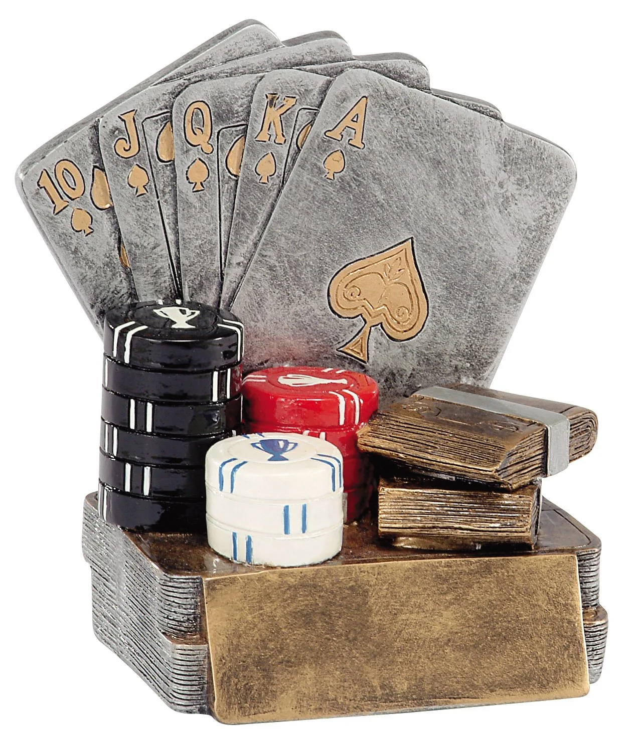 Poker Resin 5.5" Trophy (Includes Engraving)