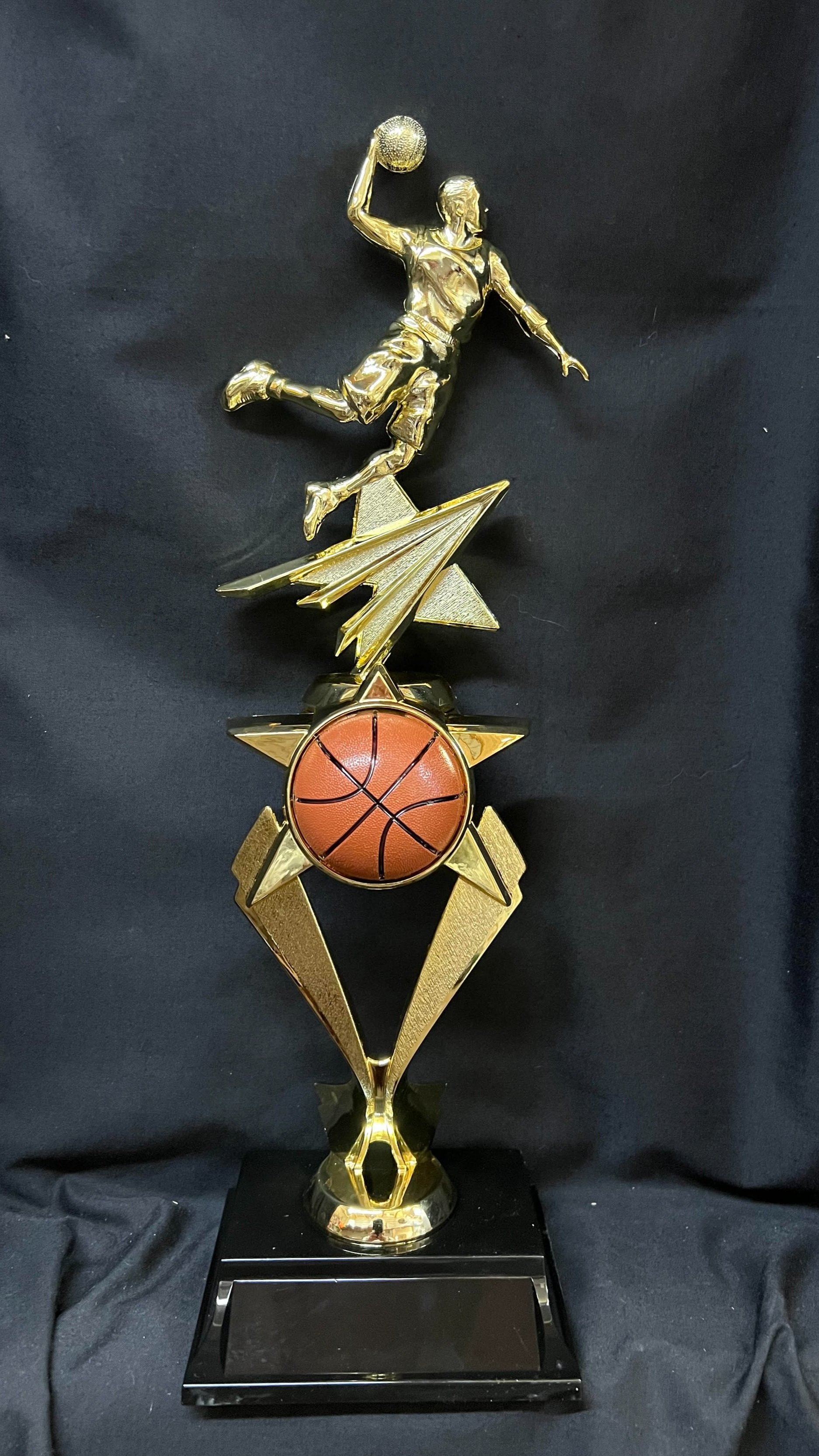 Metal Trophy-Basketball Player-VINTAGE Trophy 