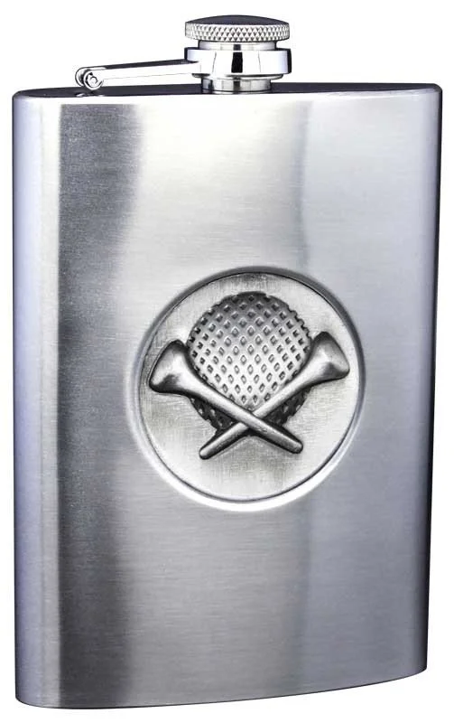 Golf Flask 8oz. (Includes Engraving)