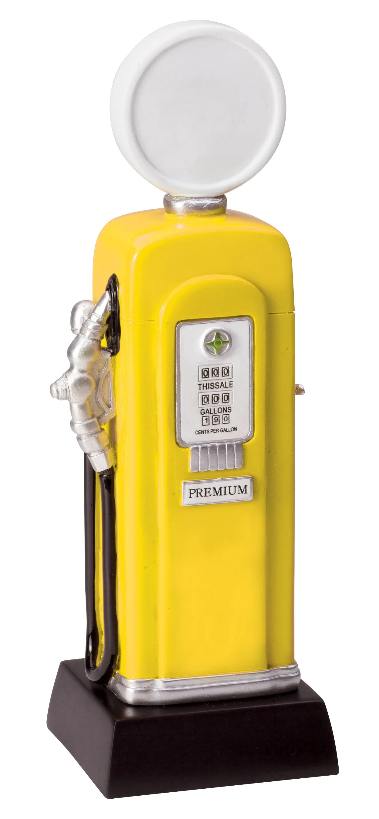 Yellow Customizable Gas Pump 10.25" (Includes Engraving)