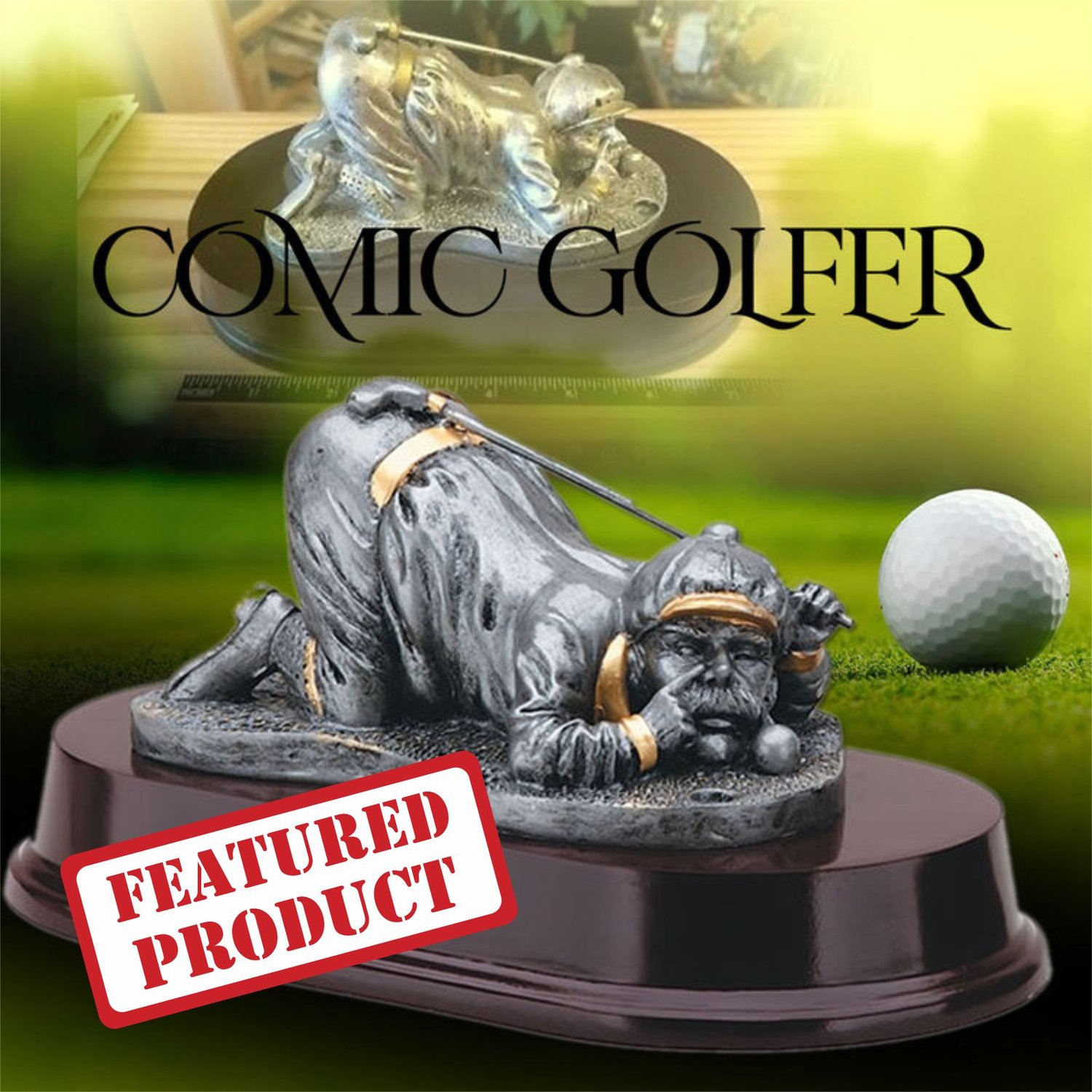 Funny Comic Golfer 5