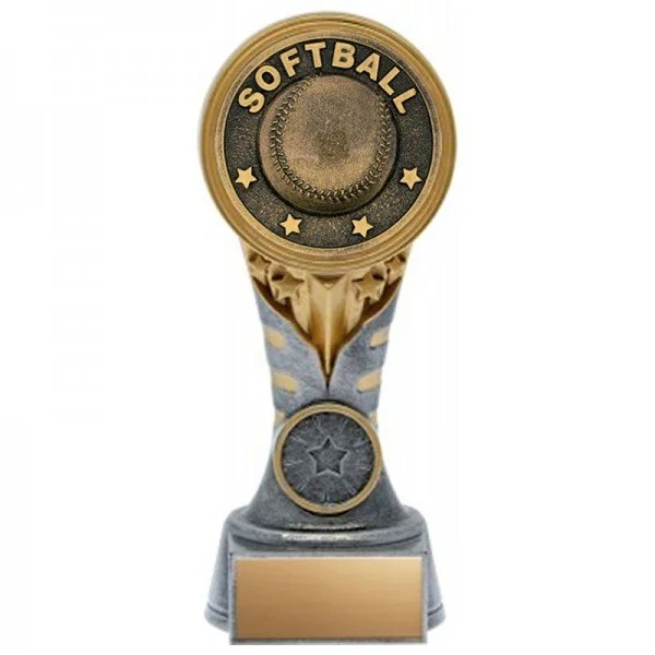 Ikon Series Softball Resin Trophy- 3 Sizes (Includes Engraving)