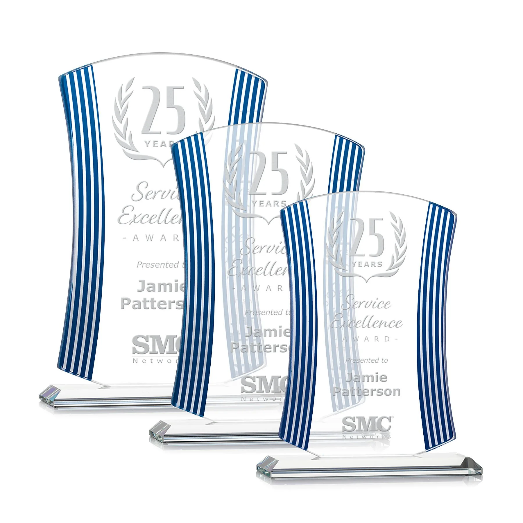 Fairford Glass Award- 3 Sizes (Includes Engraving)