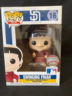 Funko Pop swinging Friar Padres Mascot
