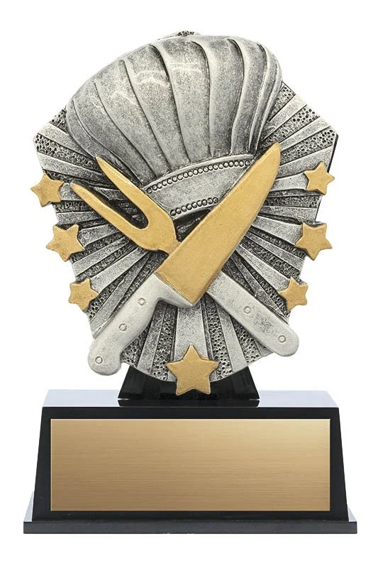 Cooking/Chef Cosmo Resin Trophy- 4 Sizes (Includes Engraving)