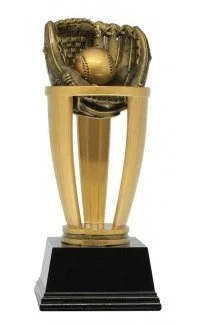 Titan Baseball Glove Trophy- 2 Sizes (Includes Engraving)