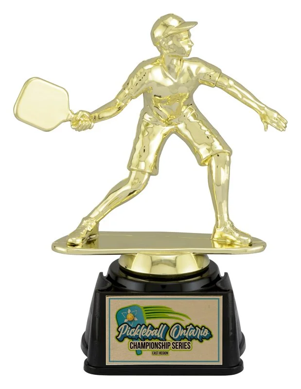 Pickleball Trophy 7 3/8" (Includes Engraving)