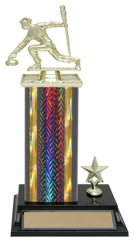 Medium Trophy Assembled Choose your Color!- 3 Sizes  (Includes Engraving)