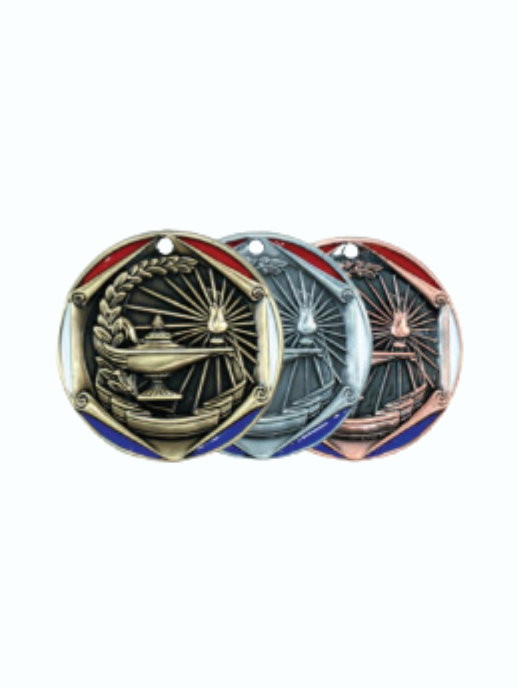 Legacy Lamp of Knowledge Medal 2" (Includes Ribbon)