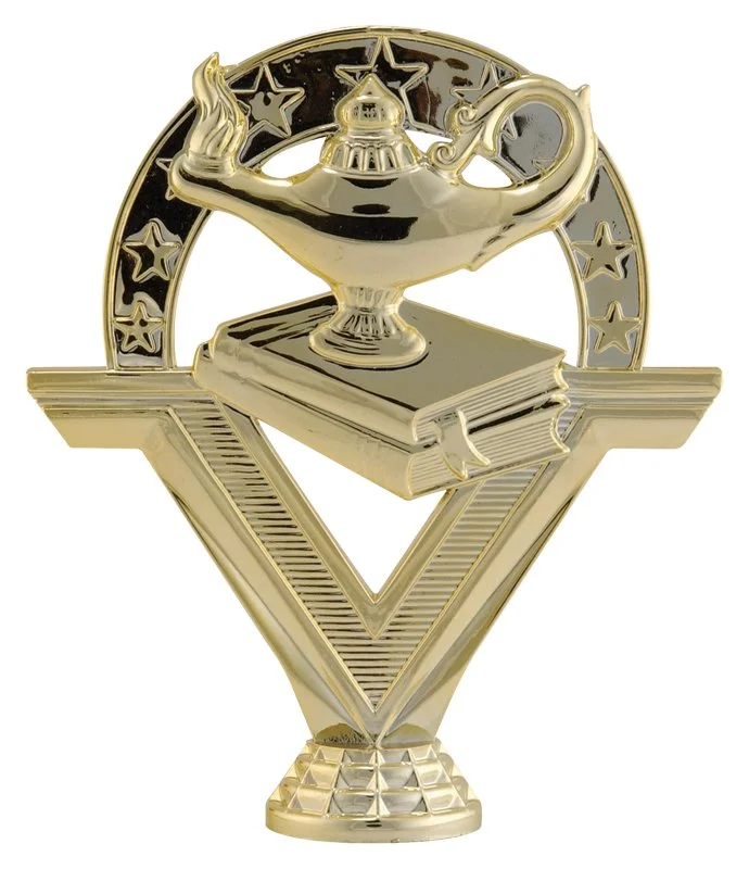 Virago Lamp of Knowledge Trophy Topper 5 3/8" -  Figure