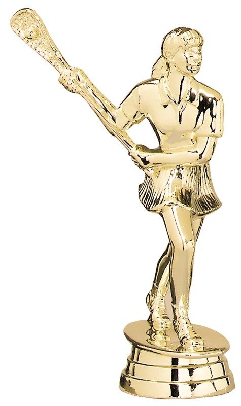 Lacrosse Player Female Trophy Topper 5" - Figure