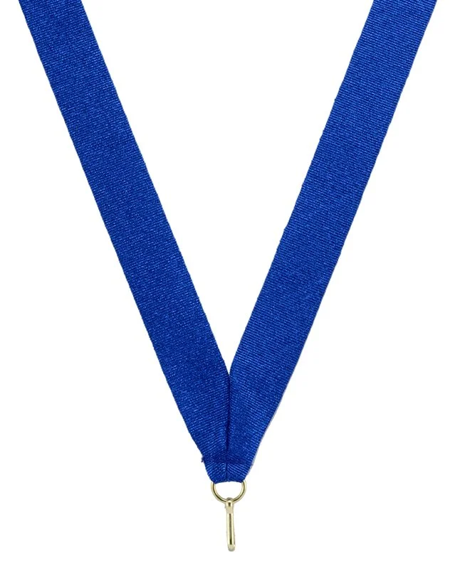 Metallic (Sparkle) Blue Neck Ribbon