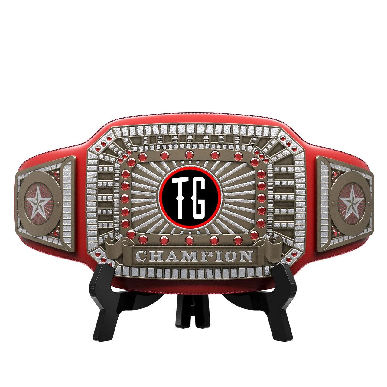Ultimate Red Champion Belt (Includes Custom Insert)