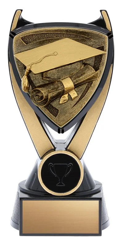 Spirit Series Graduation Resin Trophy- 3 Sizes (Includes Engraving)