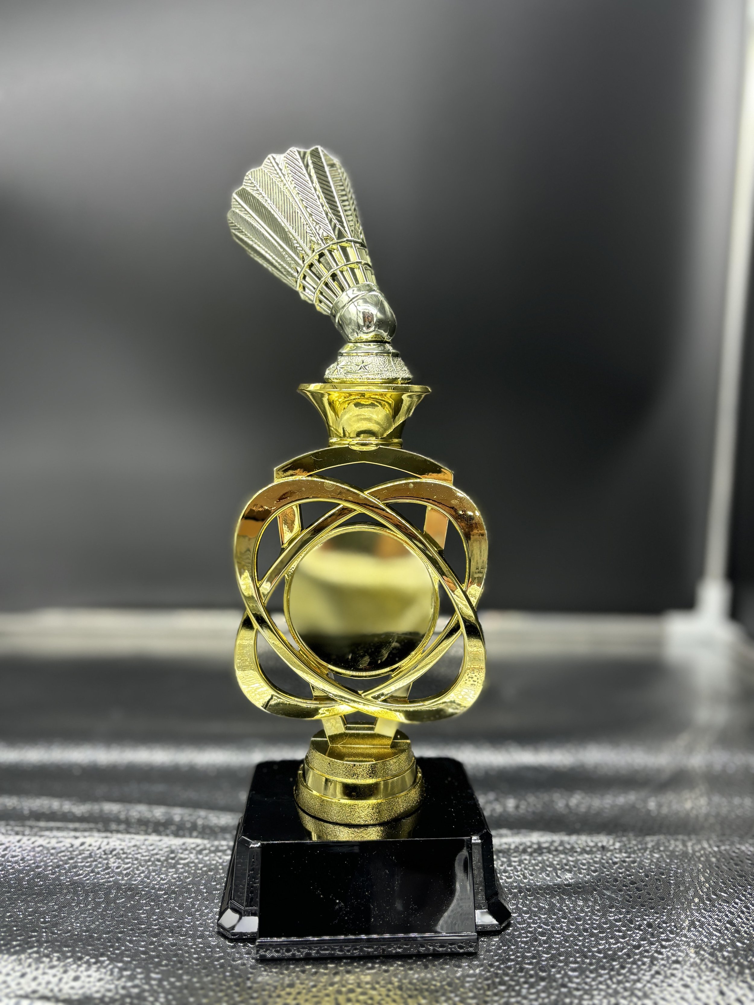 Badminton Electron Trophy 10" (Includes Engraving)