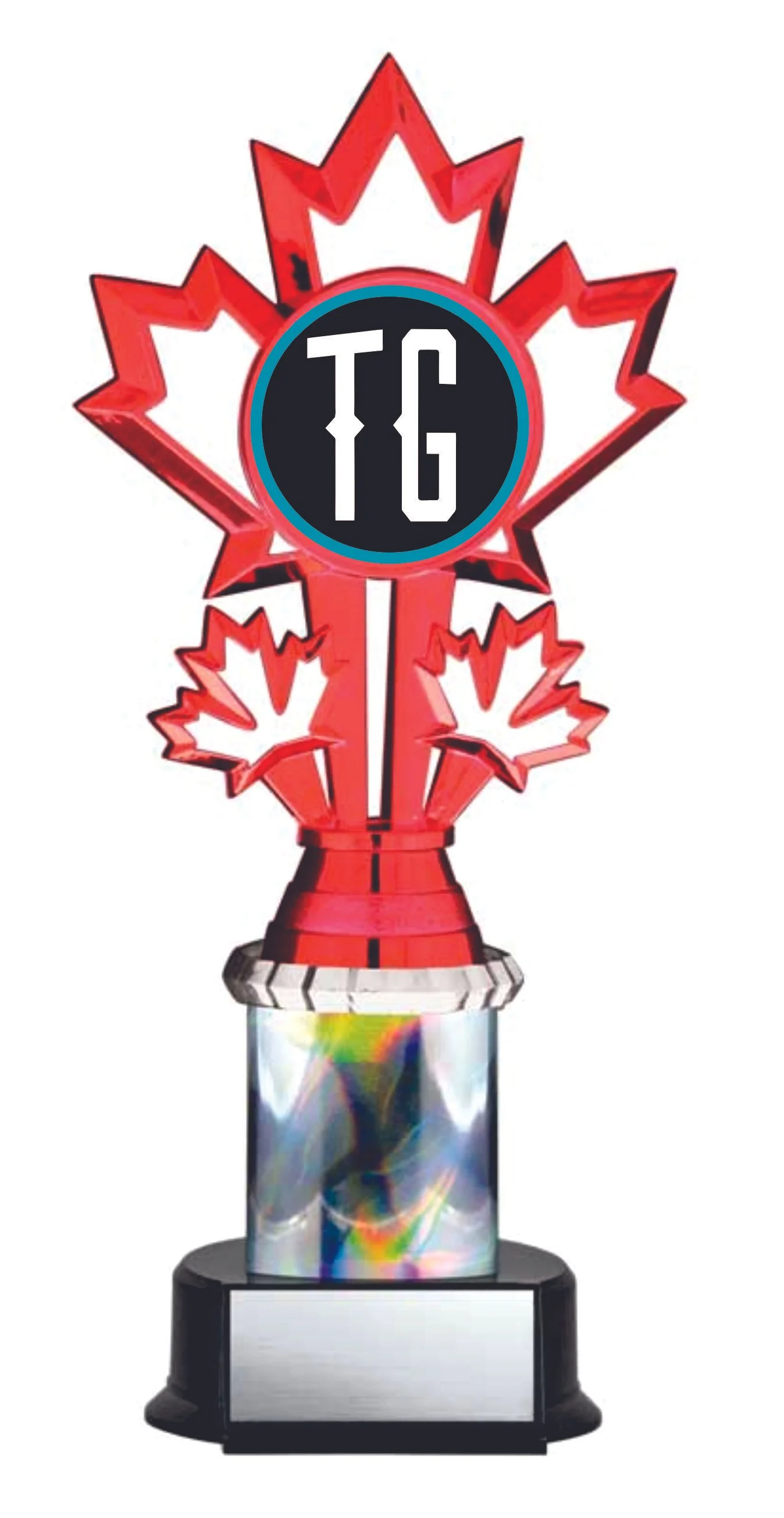 Patriot Maple Leaf Canadian Trophy- 3 Sizes (Includes Engraving)