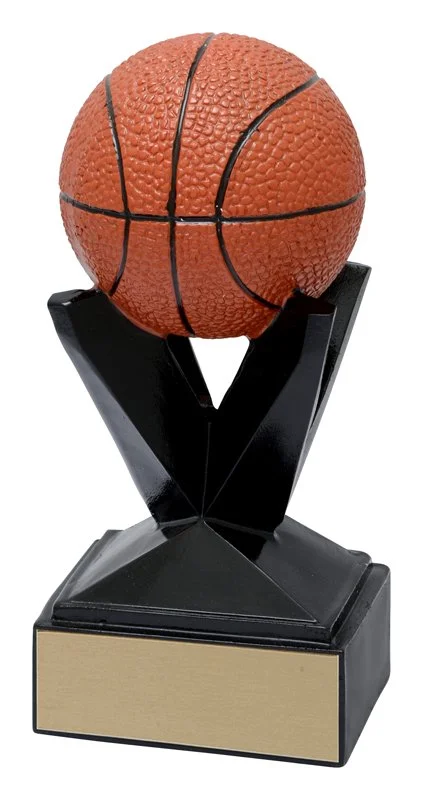 Akimbo Basketball Trophy- 2 Sizes  (Includes Engraving)