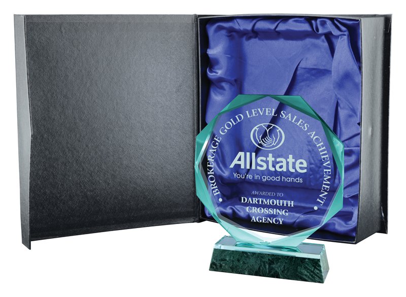 Belize Glass & Marble Award 7.5" (Includes Engraving)