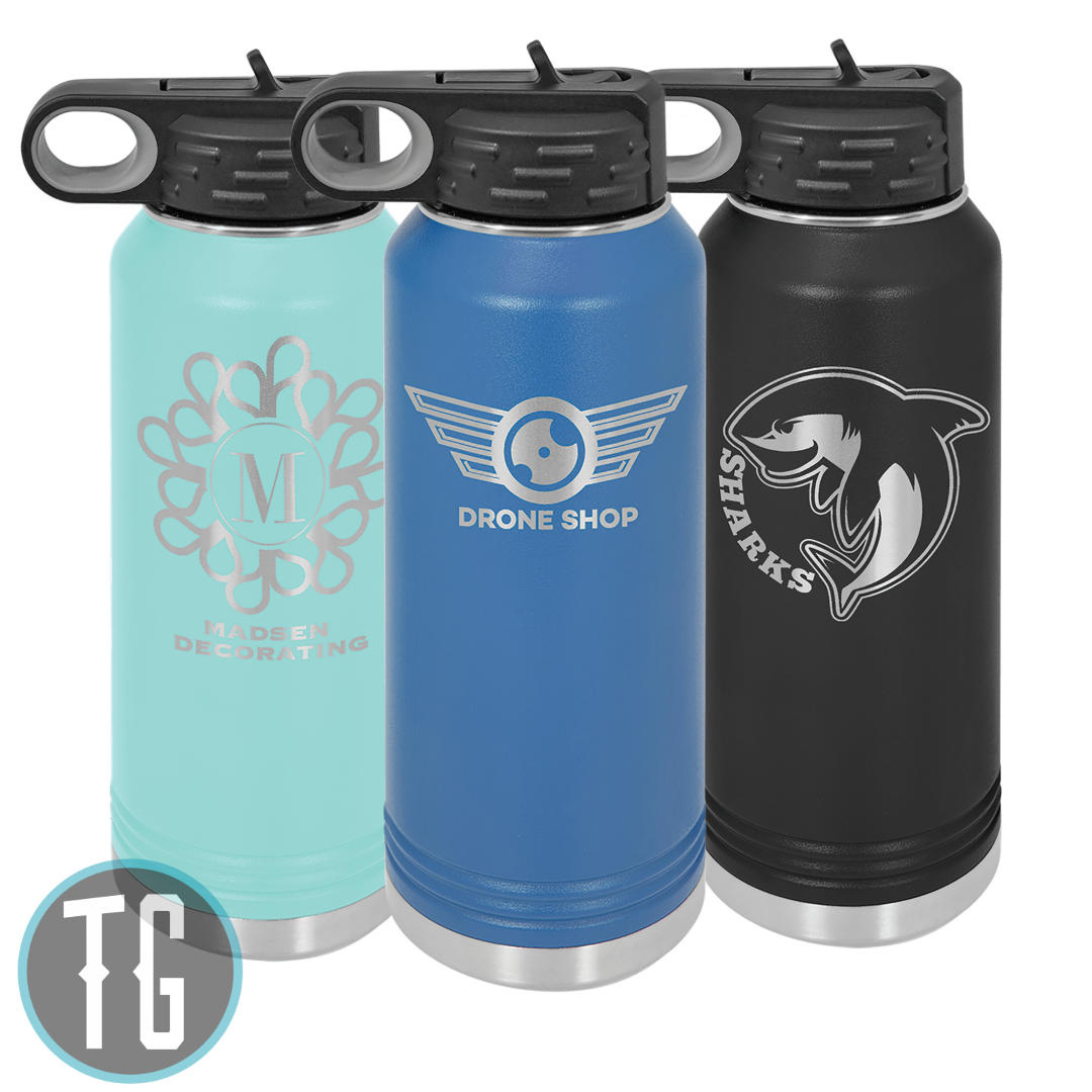 Polar Camel Water Bottle 32 oz (Includes Engraving) With 15 Unique Colours!