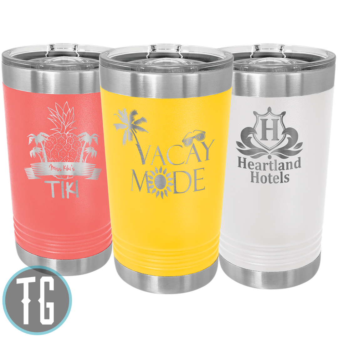 Polar Camel Pints 16 oz. (Includes Engraving) With 16 Different Colours