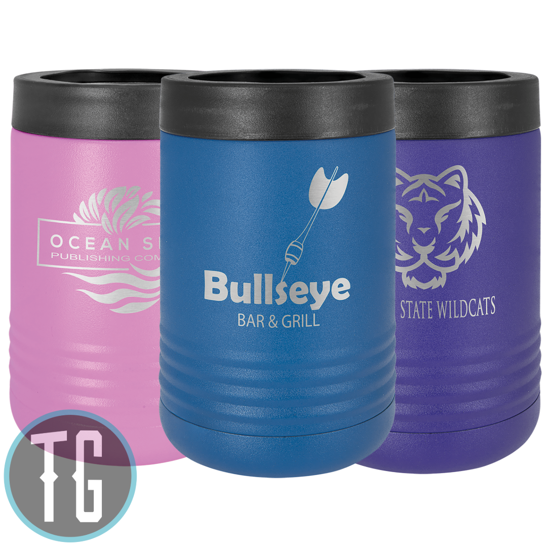Beer Cozy Beverage Holder (Includes Engraving)  With 14 Unique Colours!
