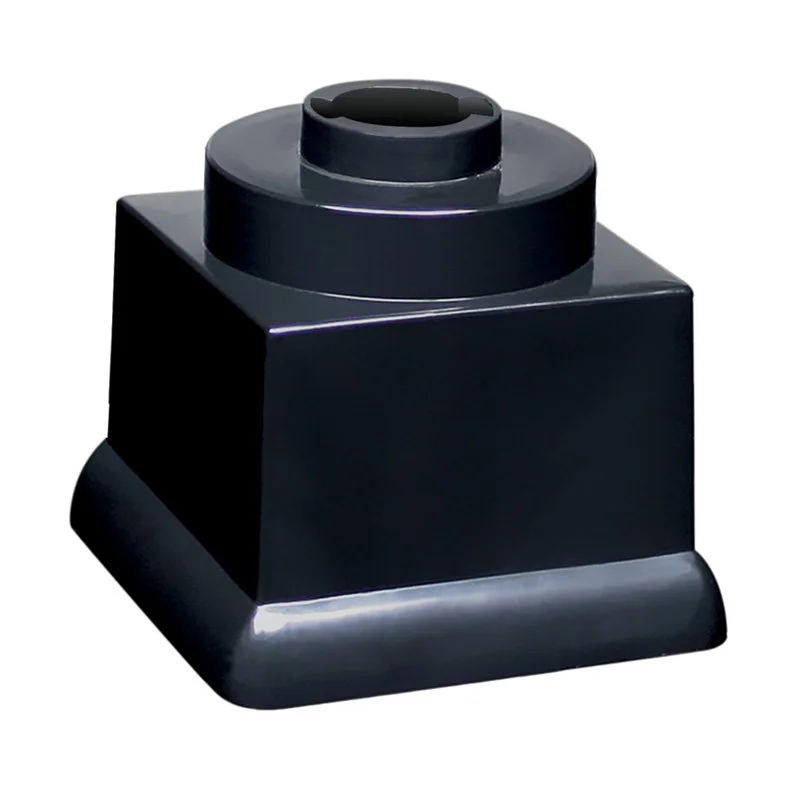 Round Base, High Gloss Black 4 sizes