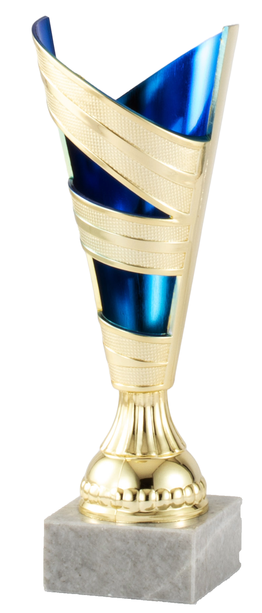 Blue Swirl Torch Cup 9" (Includes Engraving)