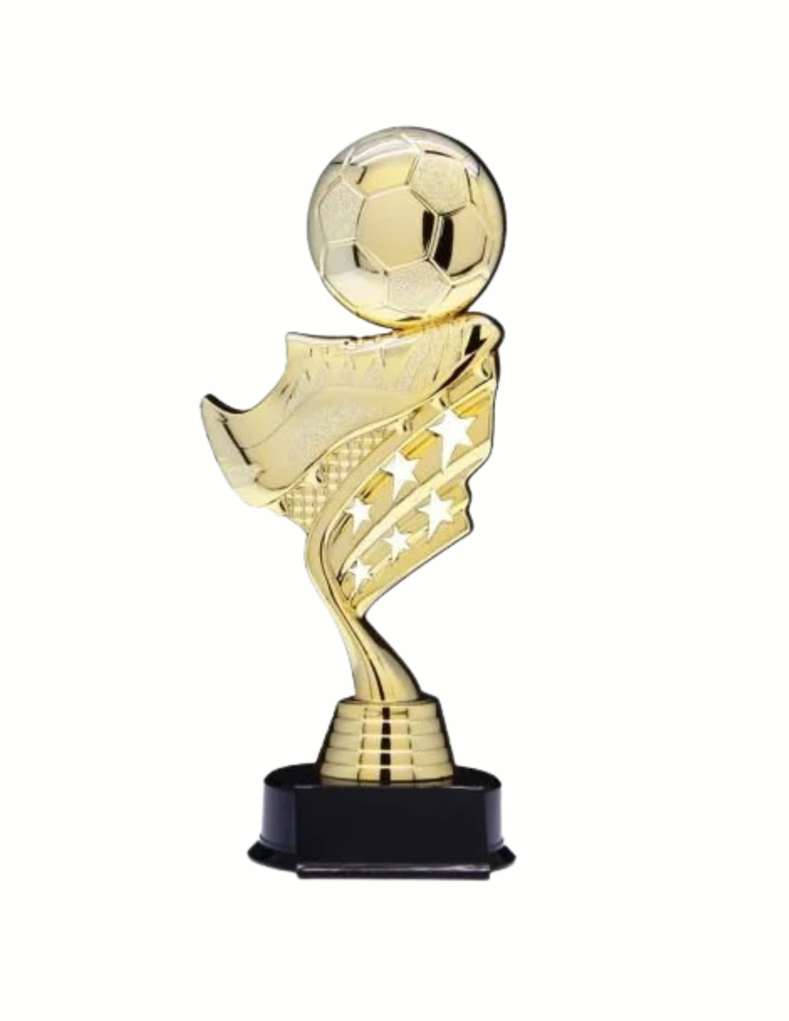 Helix Series Soccer Trophy 8.5"- 2 Finishes (Includes Engraving)