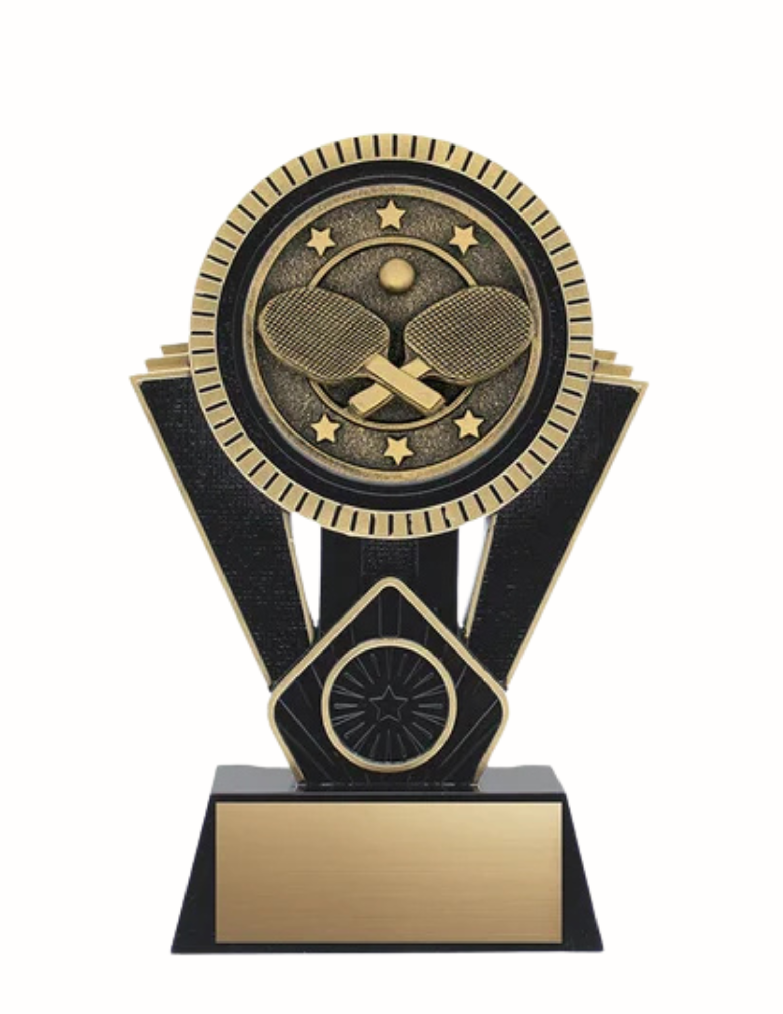 Apex Ping Pong Trophy- 4 Sizes, 2 Colors (Includes Engraving)