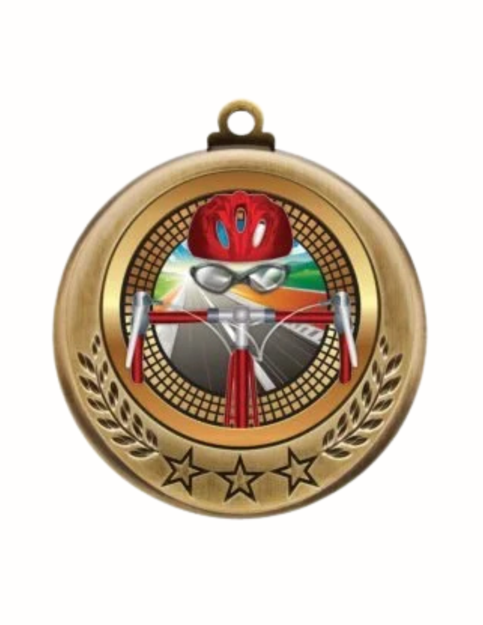 Spectrum Series Cycling Medal- 2 Sizes (Includes Ribbon)