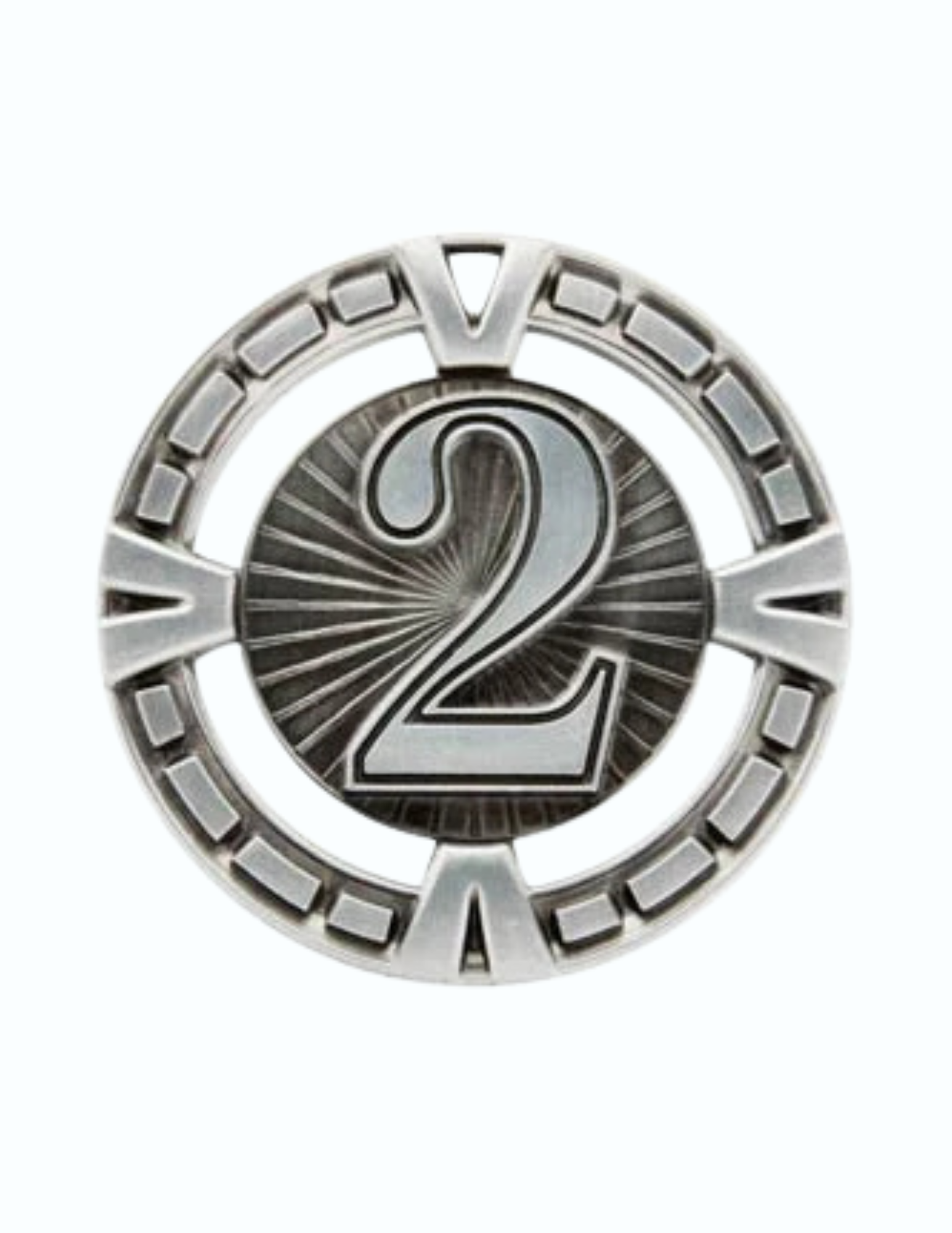 2nd Place Medallion 2.5" (Includes Ribbon)