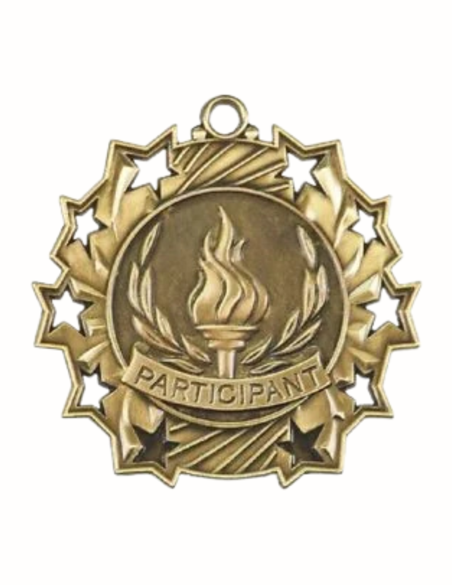 Participant Ten Star Medal 2.25" (Includes Ribbon)