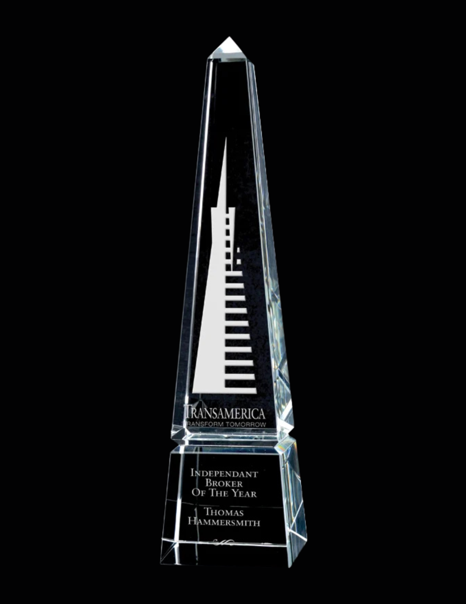 Vespa Crystal Award 10" (Engraving Included)