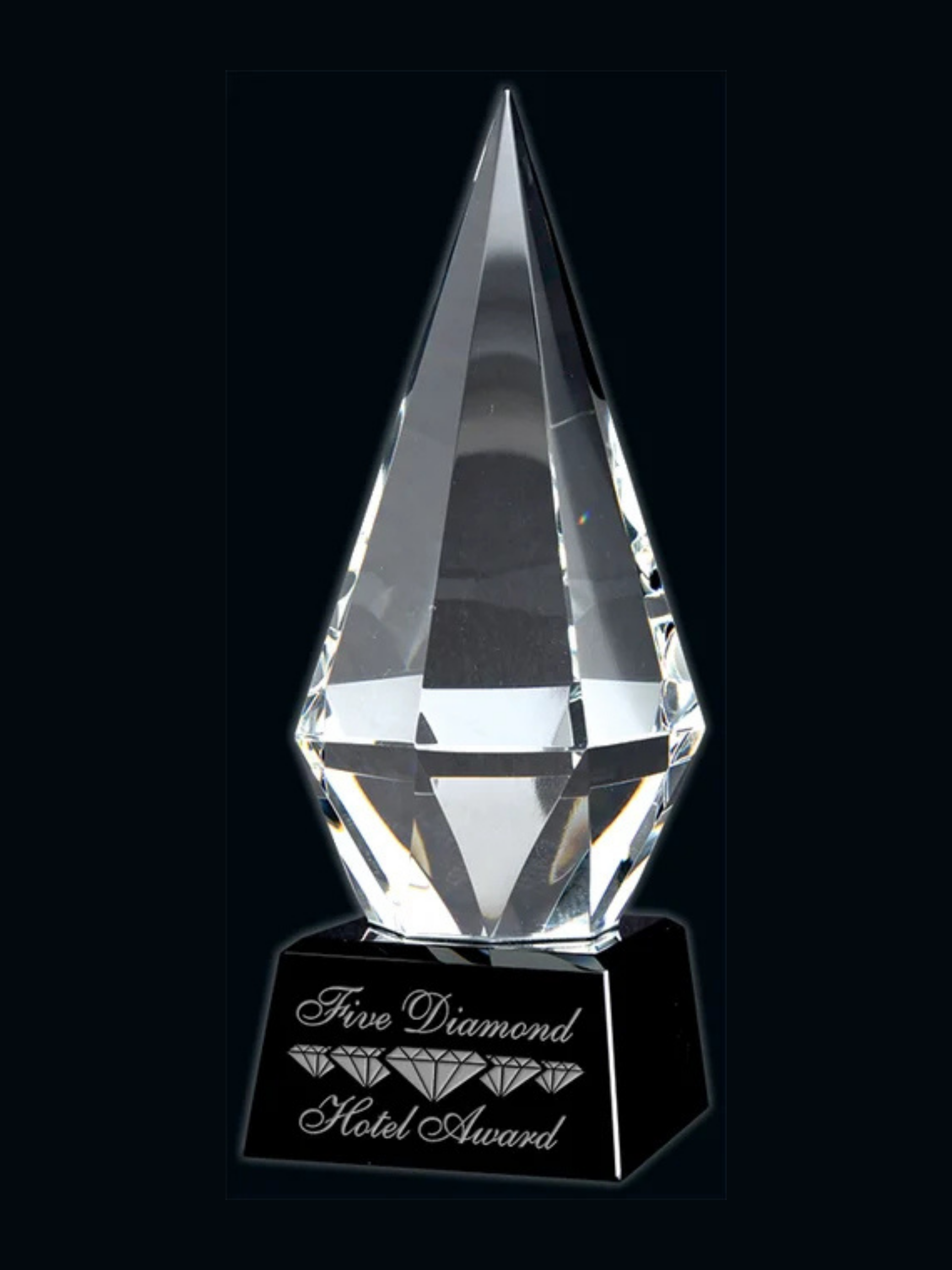 Prism Crystal Award 8.875" (Engraving Included)