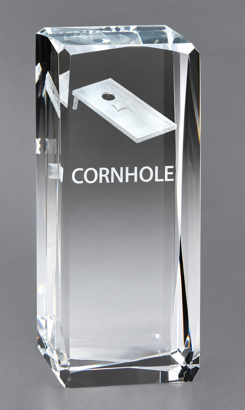 Collegiate Cornhole Crystal Award