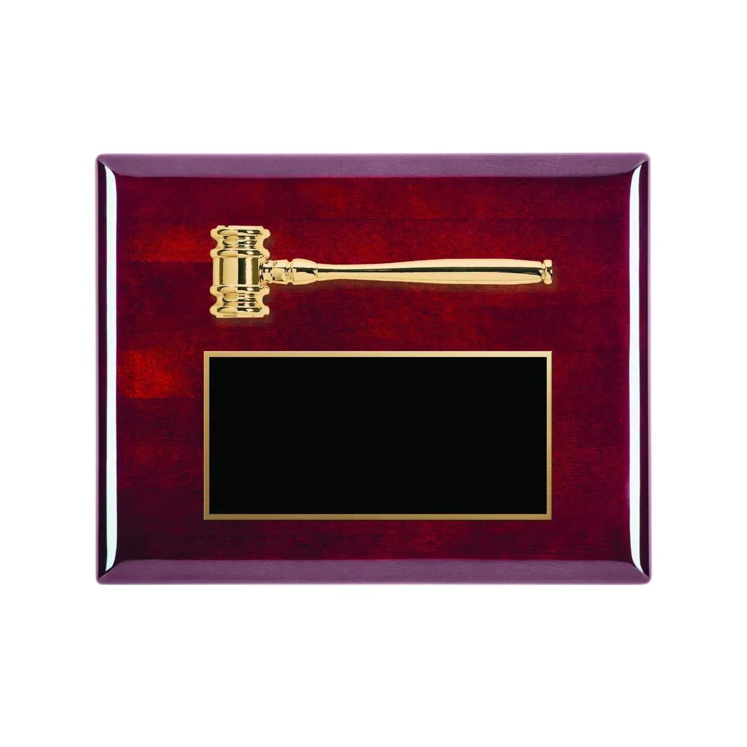 Ceremonial Gavel 7x9"  Plaque (2 Custom Options)