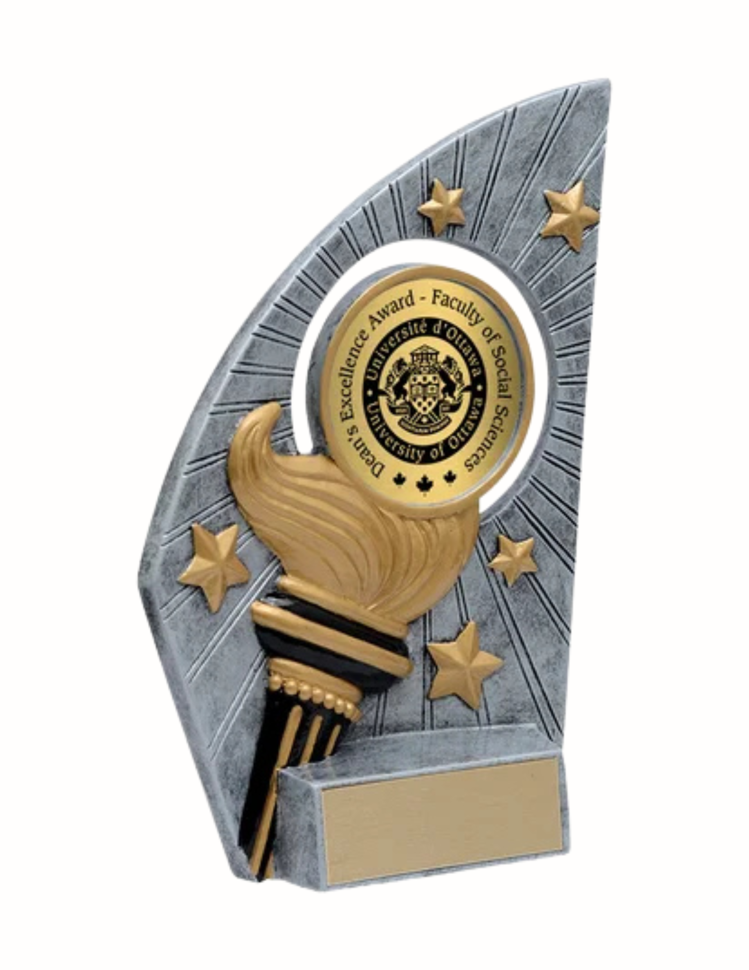 Custom Insert Stadium School Award