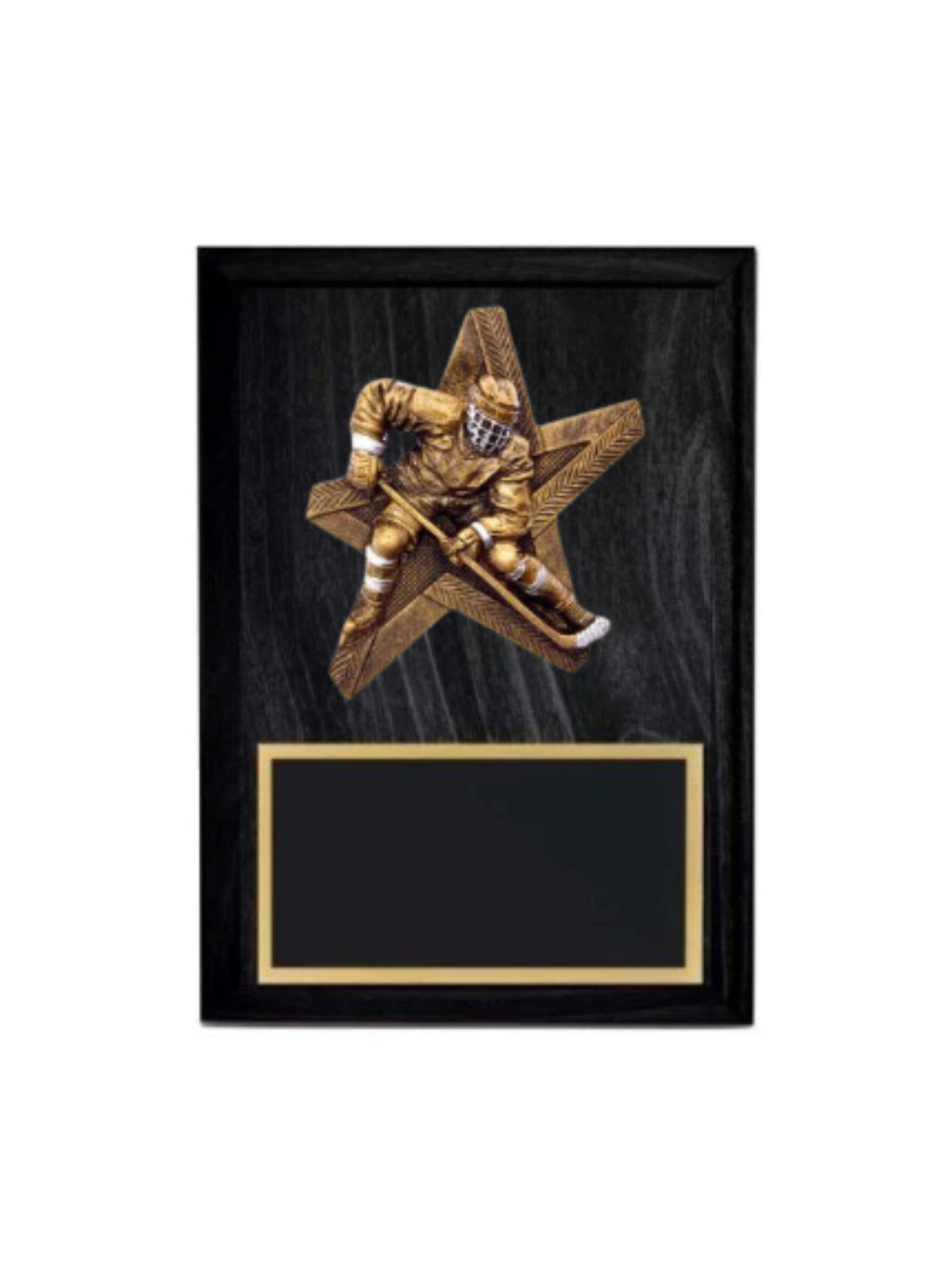 Pro Star Hockey Player Plaque- 2 Sizes (Includes Engraving)