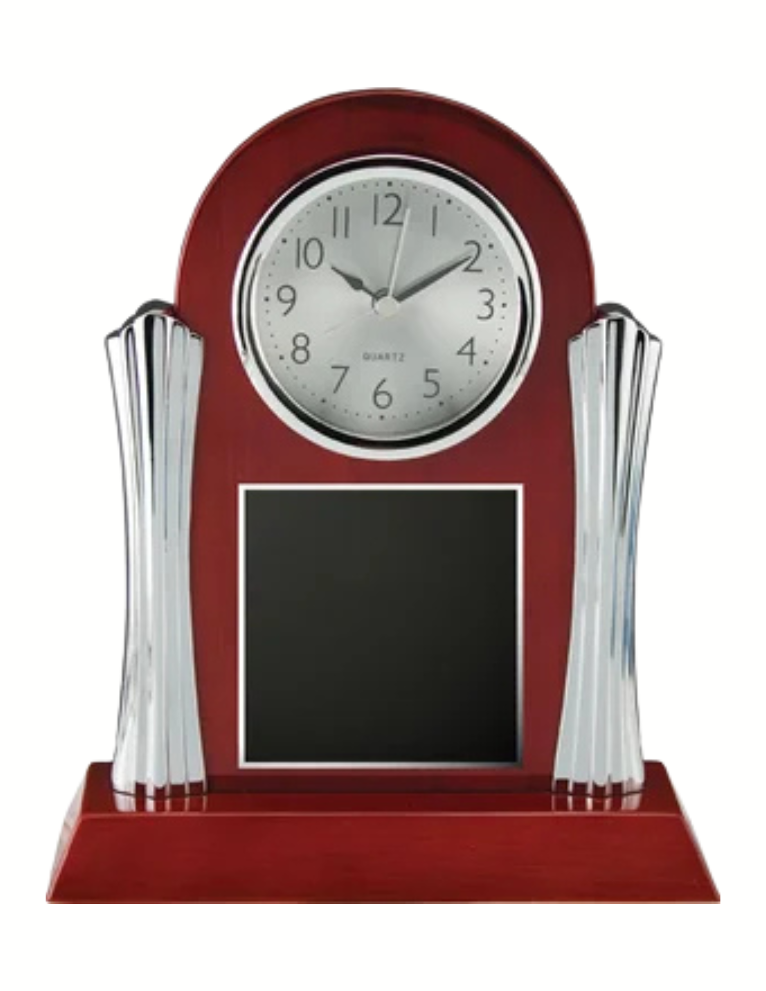 Elgin Rosewood Clock 7.25x8.75" (Includes Engraving)
