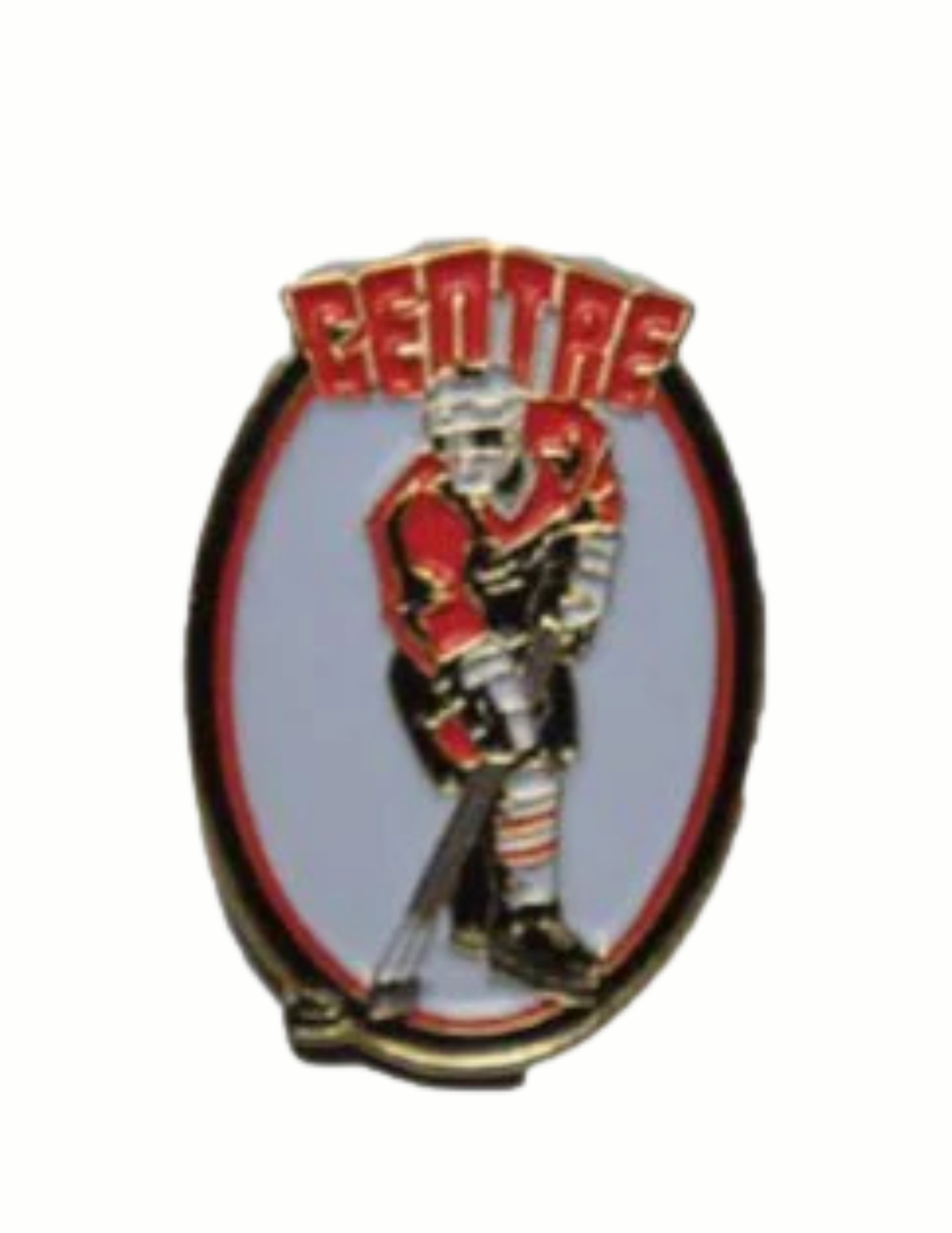 Centre Hockey Lapel Pin