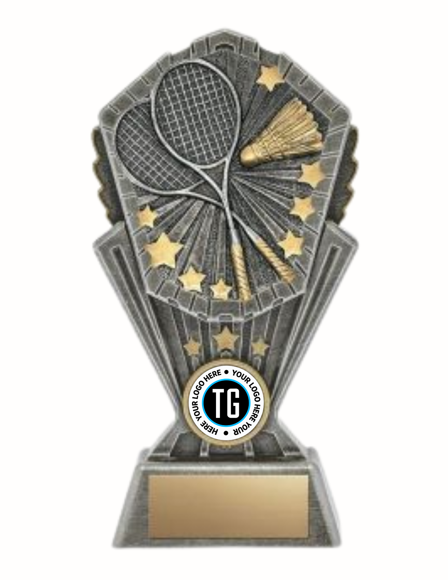 Cosmos Resin Badminton Trophy
