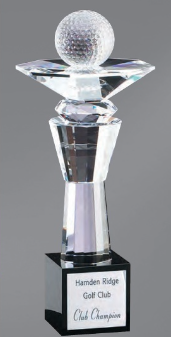Martini Golf Crystal Tower Award 5.25" x 13" (Includes Engraving)