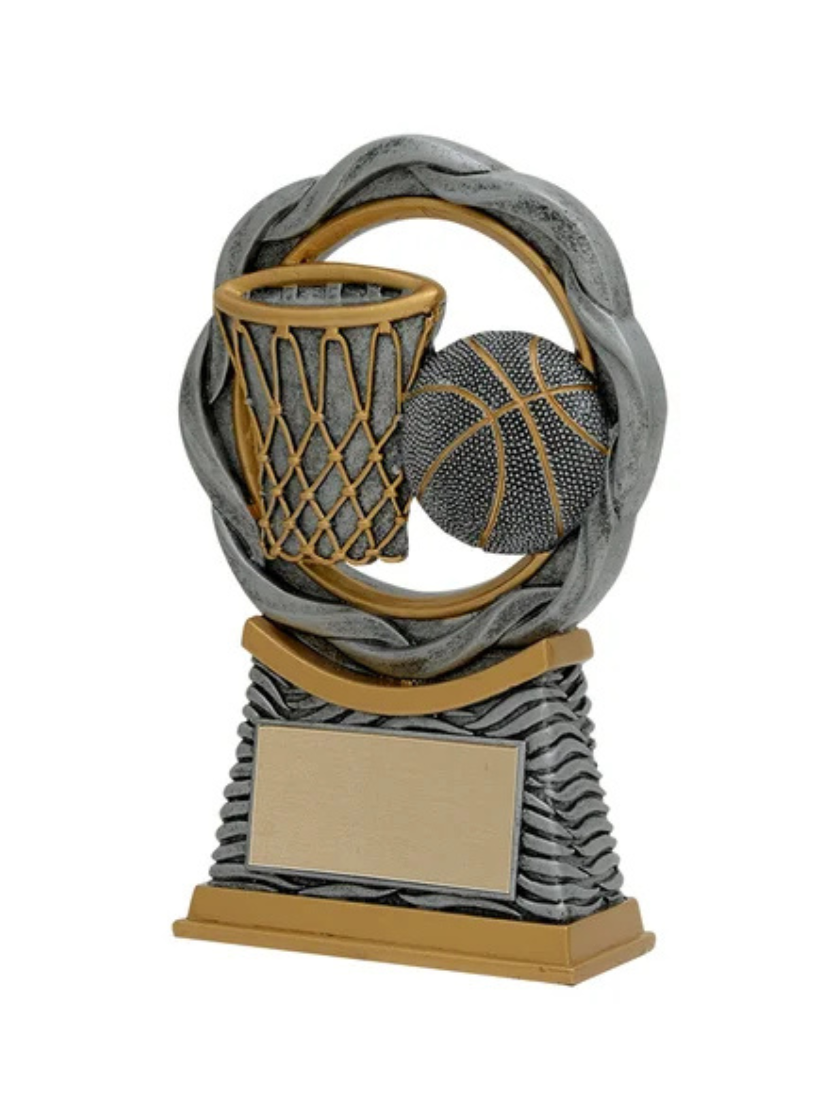 Fusion Basketball Trophy- 2 Sizes (Includes Engraving)