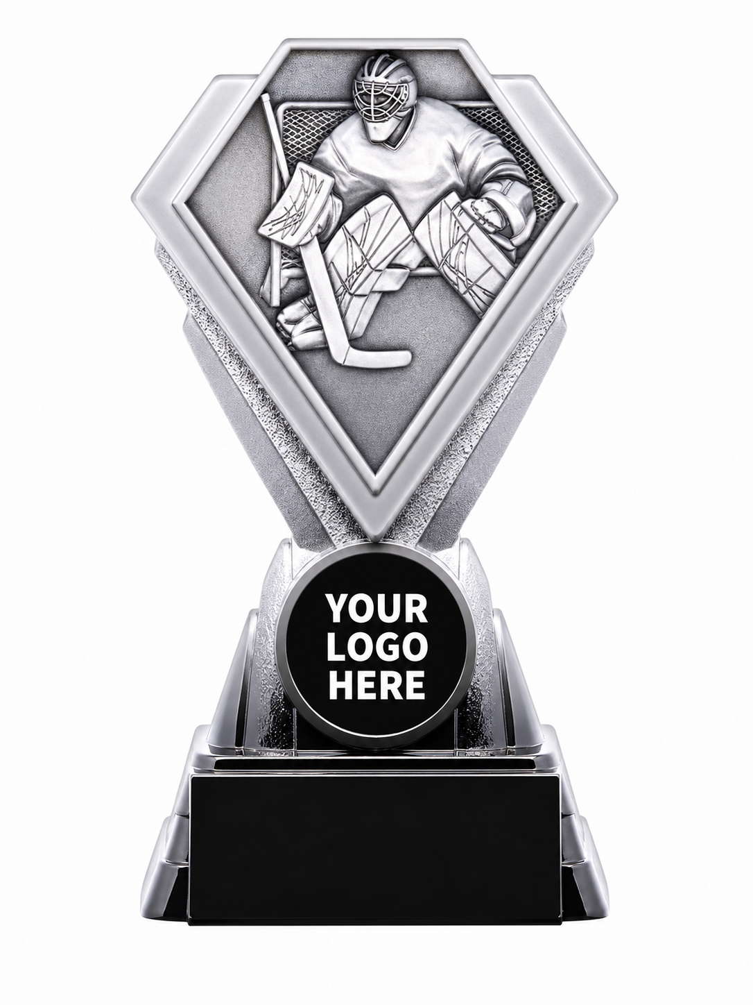Diamond Series Weighted Goalie Hockey Trophy- 4 Sizes (Includes Engraving)