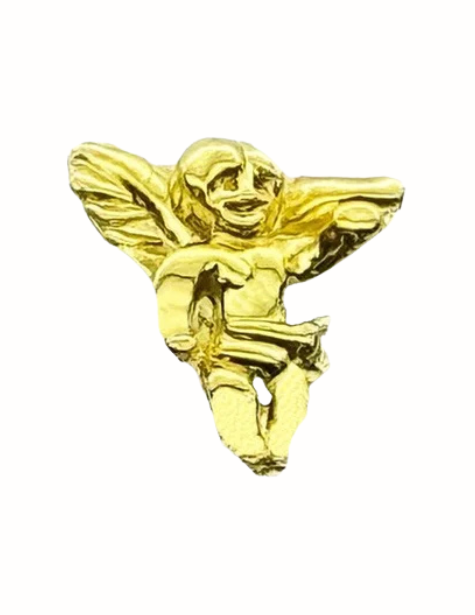 Gold Angel Service Pin