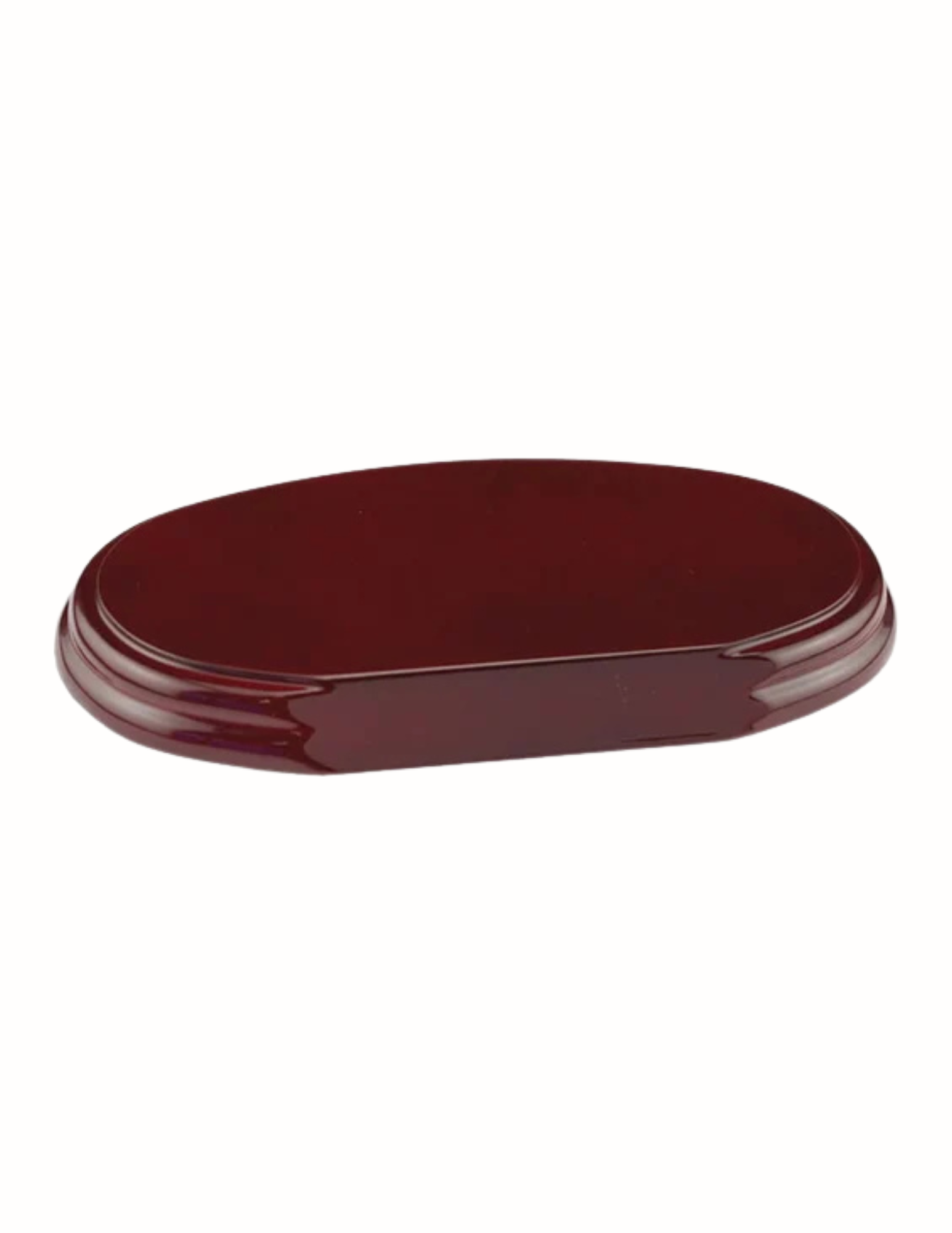 Rosewood Piano Finish Oval Trophy Base