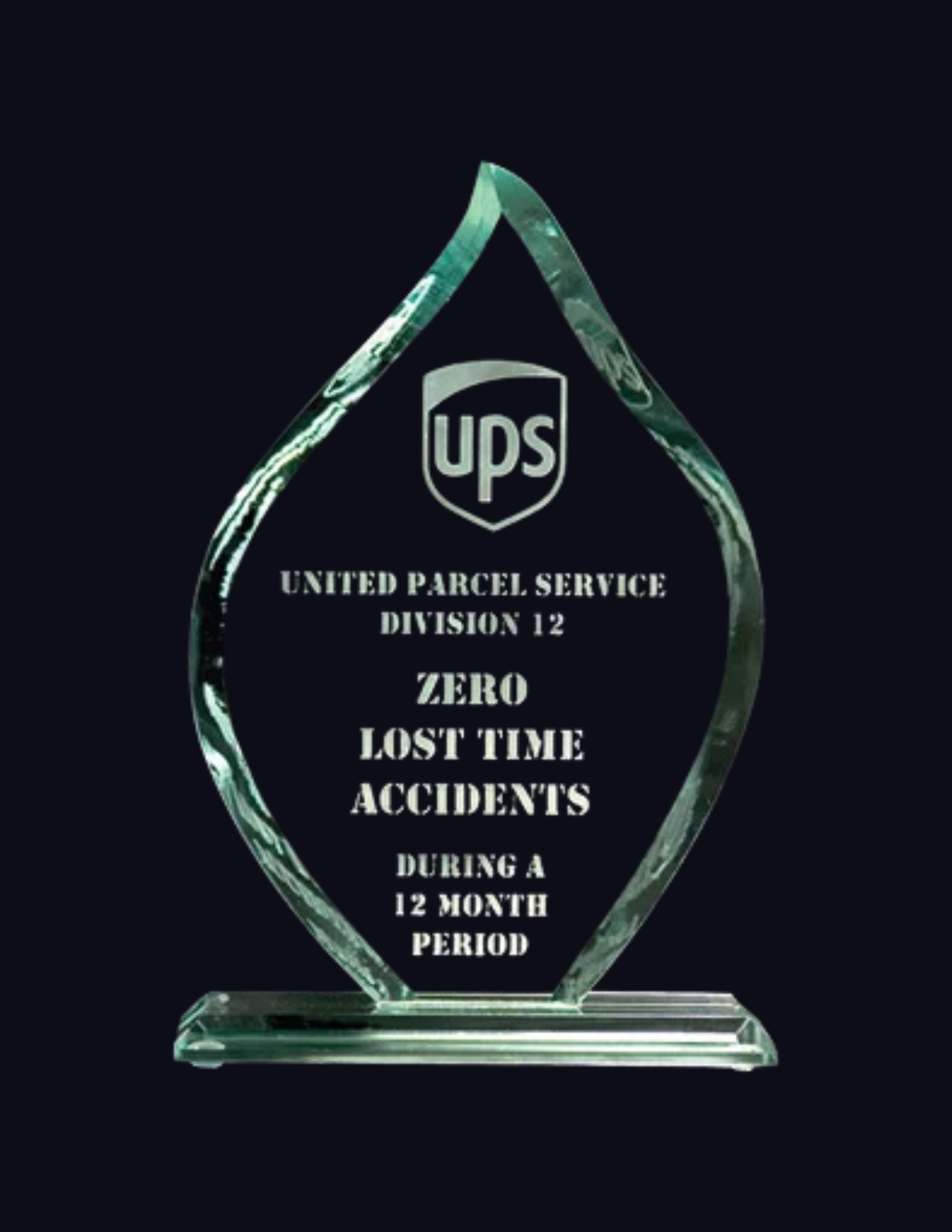 Lambton Glass Award- 3 Sizes (Includes Engraving)