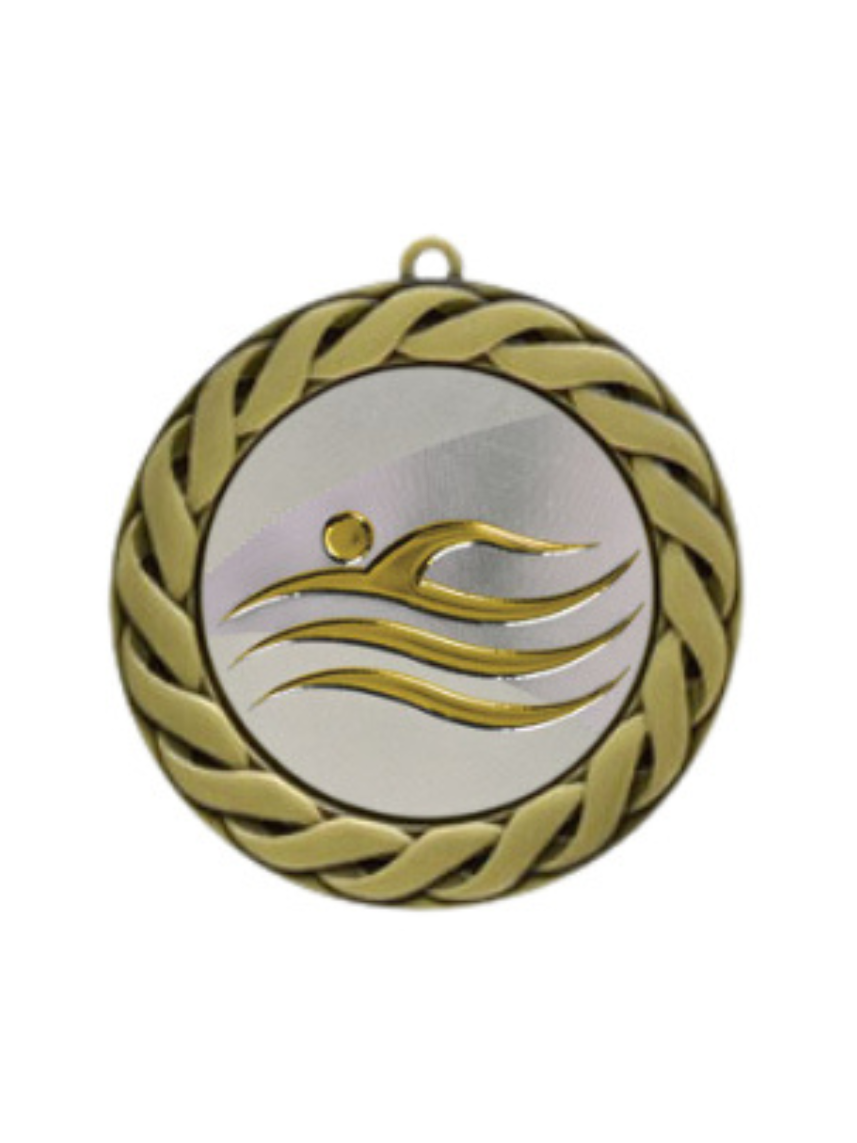 2.75" Lattice Swimming Medal (Includes Ribbon)