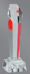 Light Up Crystal Award- 2 Sizes, Changes Between 4 Colors (Includes Engraving)