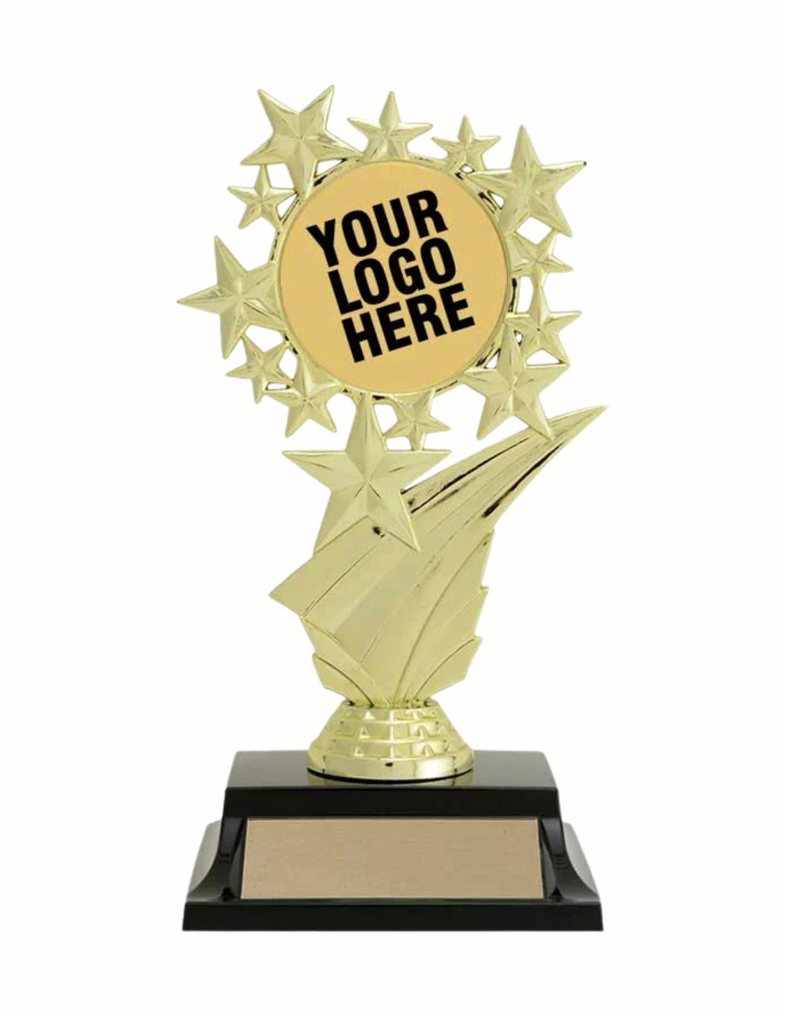 Star Swoosh Econo Trophy 7" (Includes Engraving)